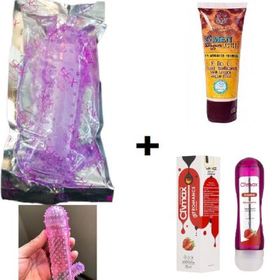 کاندوم سیلیکونی و ژله ای درجه 1 (کاندوم دائمی )+ ژل سه کاره فوق قوی حجم دهنده و تاخیری و افزایش میل جنسی جگوار + ژل محرک بانوان و روان کننده کلایمکس